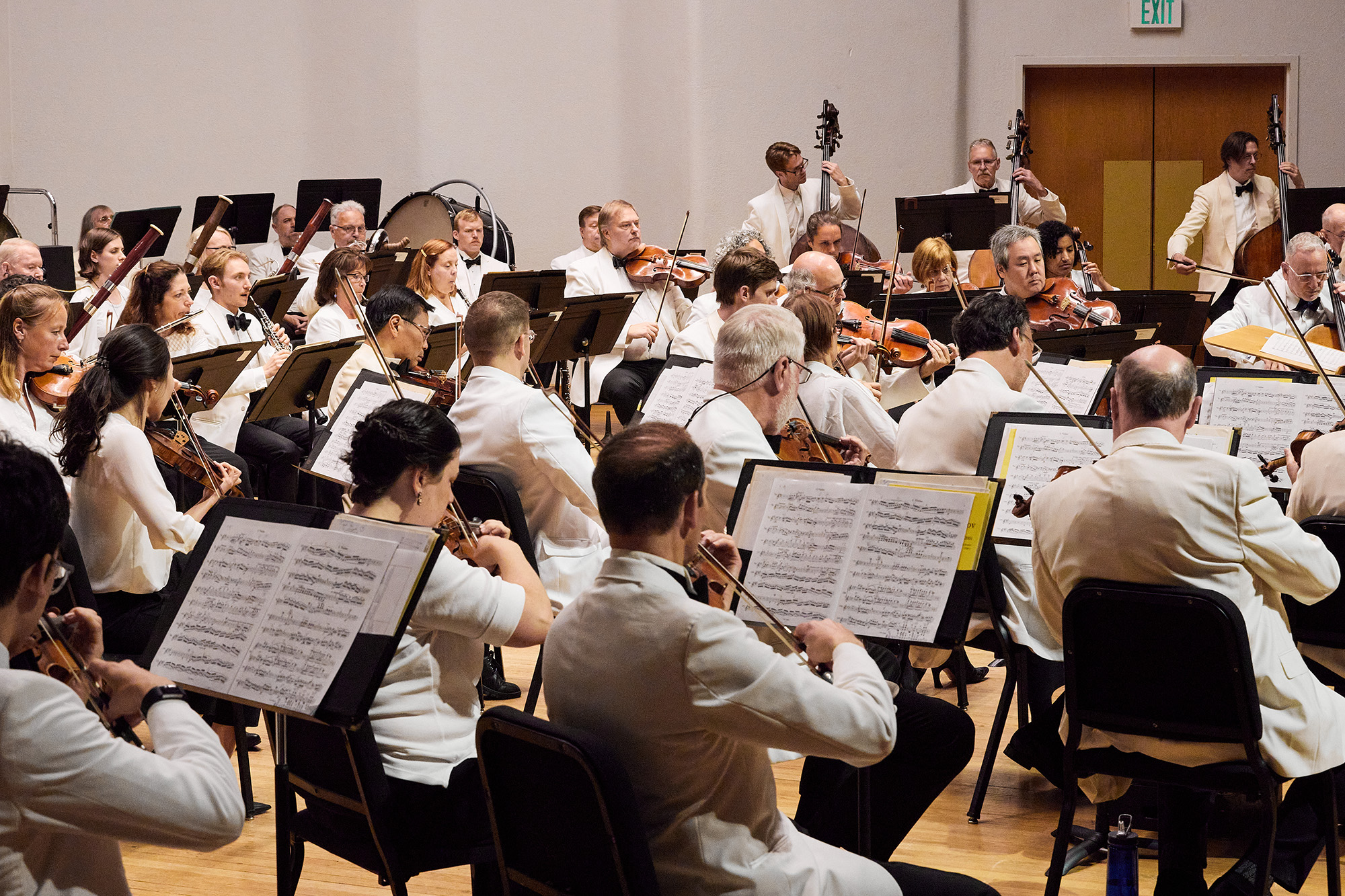 Photo of the Bellingham Festival Orchestra in concert.