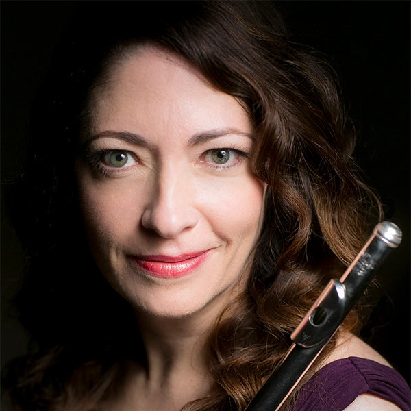 Photo Portrait of Christina Smith, principal flute.