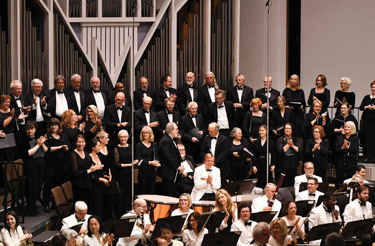 Photo of the Bellingham Festival of Music Chorus and Orchestra.