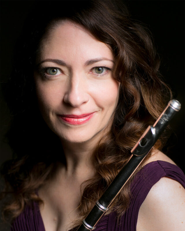 Portrait of flutist Christina Smith.