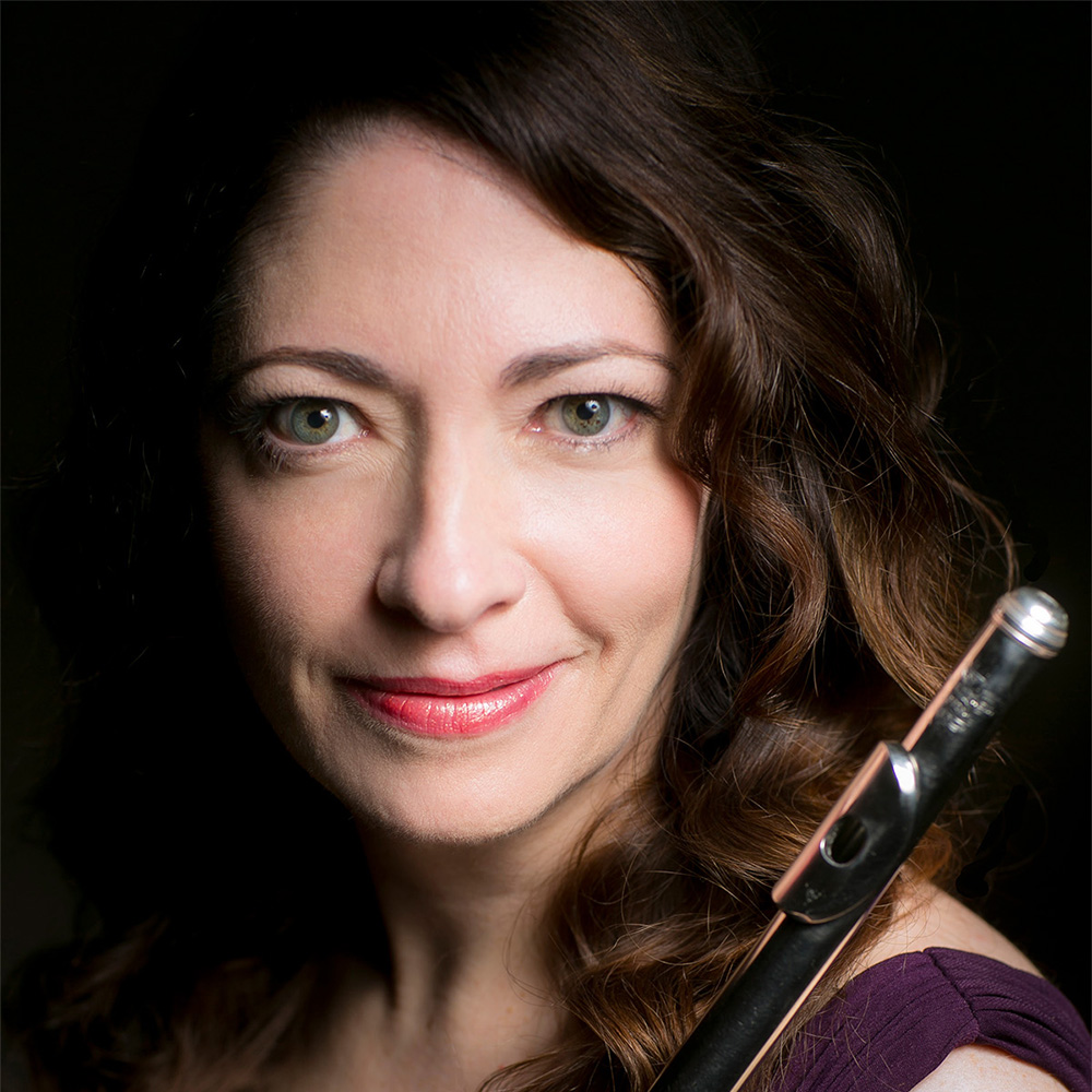 Portrait of flutist Christina Smith.